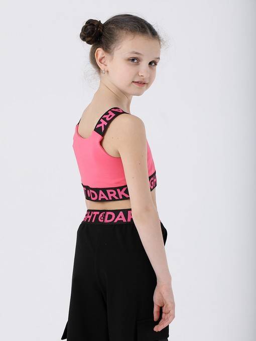 Костюм (топ/велосипедки)