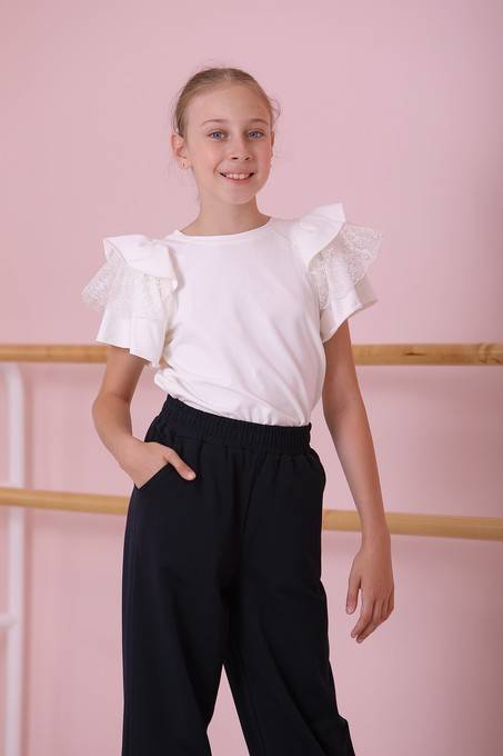 Блузка с коротким рукавом