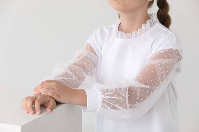 Блузка с длинным рукавом