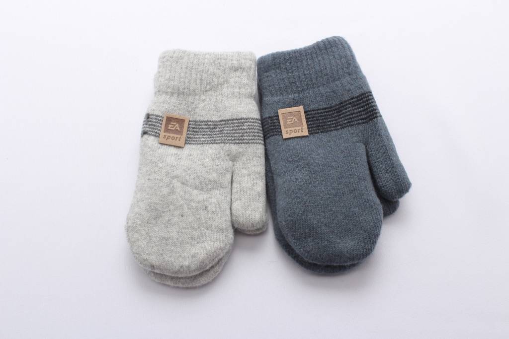 Варежки двойные