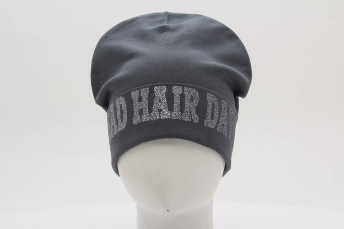 Шапка с отворотом трикотажная