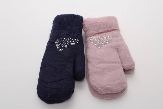 Варежки двойные