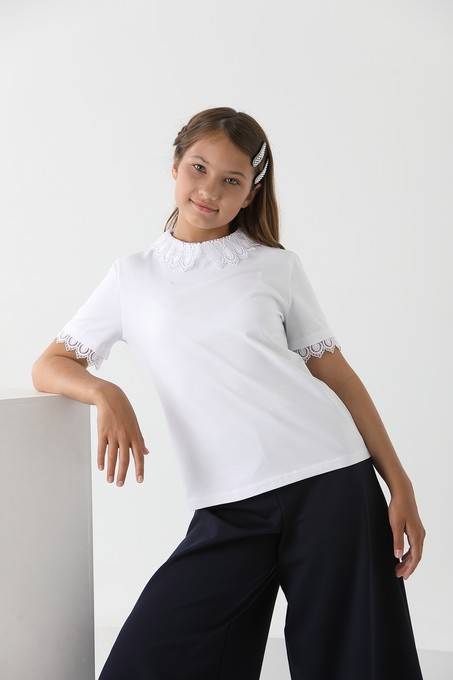 Блузка с коротким рукавом