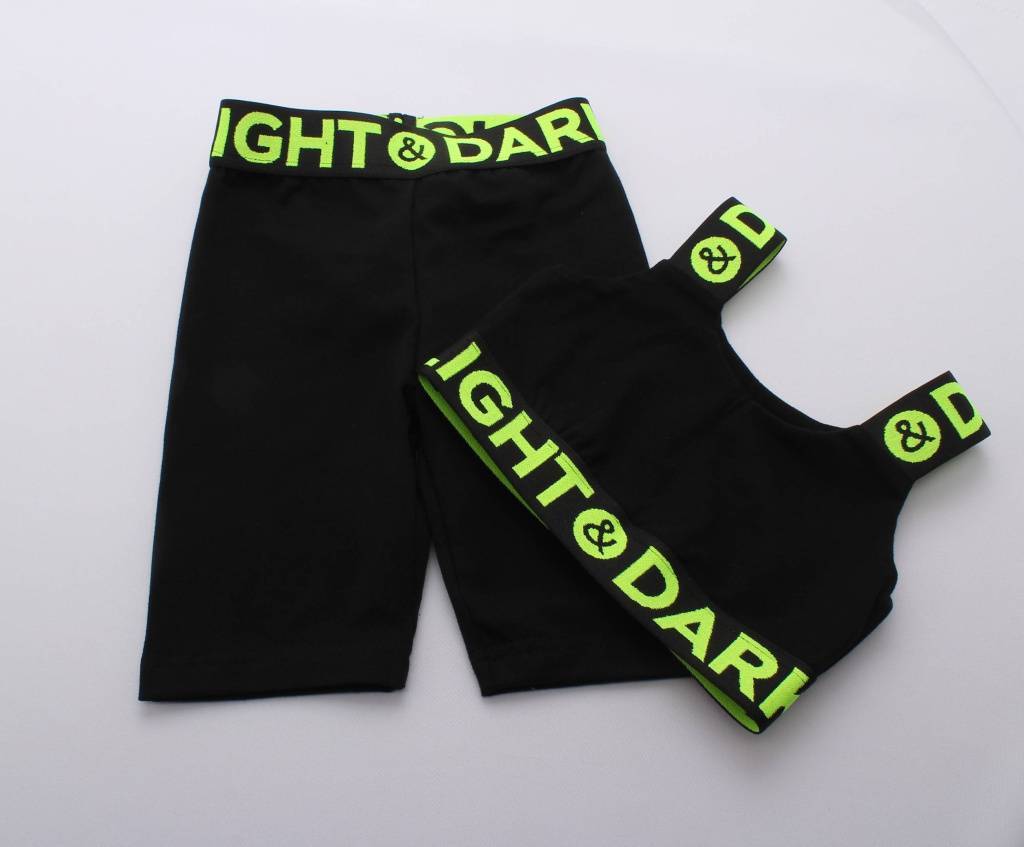 Костюм (топ/велосипедки)