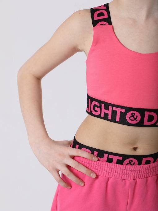 Костюм (топ/велосипедки)