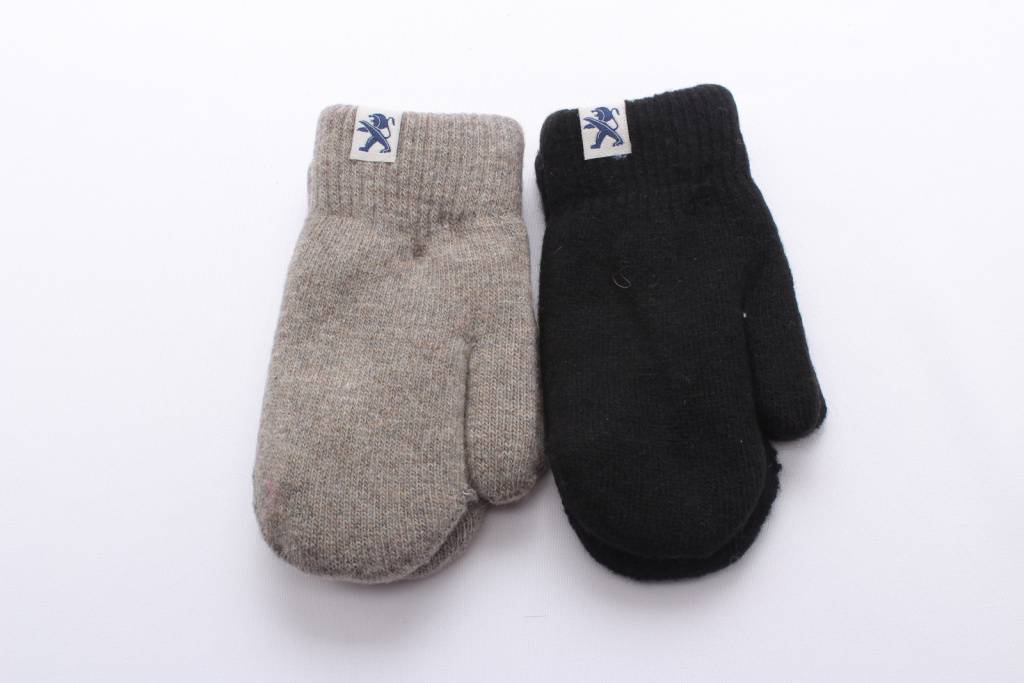 Варежки двойные