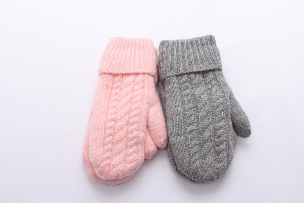 Варежки двойные