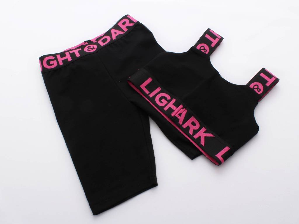 Костюм (топ/велосипедки)